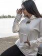 Жіноче худі з капюшоном - Молочний mini 