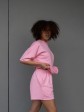 Костюм вільного крою - Футболка, шорти - Софія - Рожевий mini 12