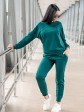 Жіночий костюм вільного крою - Тринітка - «Дженіфер» - Смарагд mini 