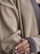 Кардиган з гудзиками - oversize - "Беатріс" - Бежево-шоколадний mini 1