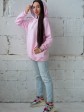 Жіночий худи на флісі з капюшоном Oversize - "Оллі" - рожевий mini 4