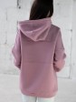 Жіночий худи на флісі з капюшоном Oversize -  "Оллі" - ліловий. mini 2