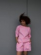 Костюм вільного крою - Футболка, шорти - Софія - Рожевий mini 7