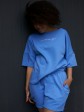 Костюм вільного крою - Футболка, шорти - Софія - Блакитний mini 5