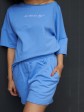 Костюм вільного крою - Футболка, шорти - Софія - Блакитний mini 8
