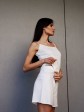 Костюм шорти та майка - Машинна в'язка - "Глорія" - Молочний mini 6
