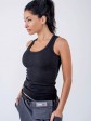 Майка жіноча - Рубчик - Чорний mini 1