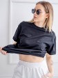 Футболка базова - чорна  - oversize -"Аніка" mini 1
