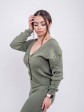 В'язана жіноча кофта "Елізабет" - Хакі mini 1