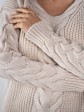 Светр "Єва" - Вовна - Oversize - Бежевий mini 3