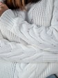 Светр "Єва" - Вовна - Oversize - Білий mini 4