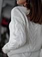 Светр "Єва" - Вовна - Oversize - Білий mini 6