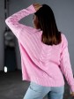 Светр "Єва" - Вовна - Oversize - Рожевий mini 4