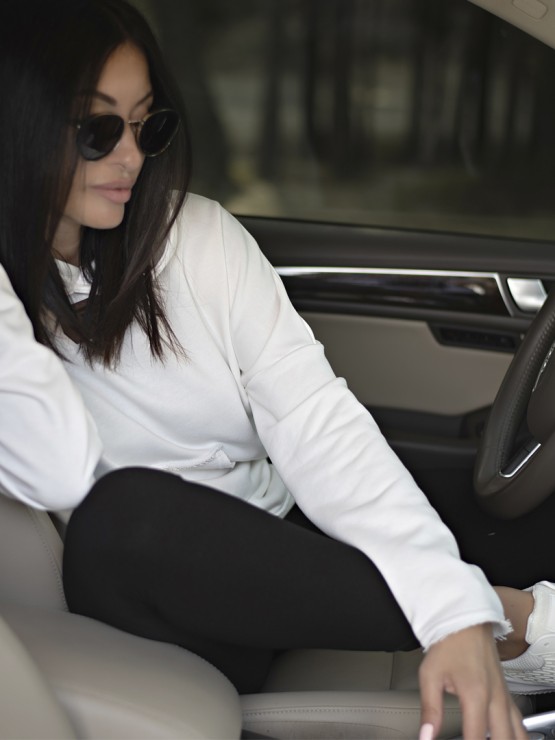 Жіноче худі з капюшоном - Молочний 1