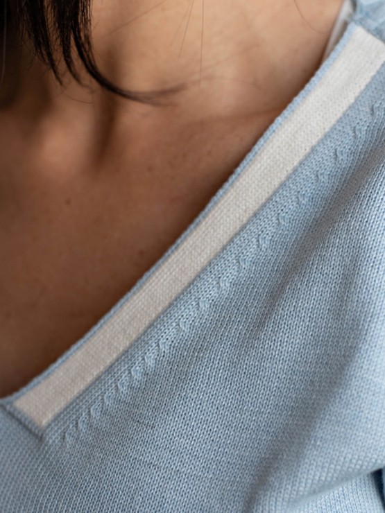 Жіночий костюм - Вовна - "Кейт" - Блакитний 1