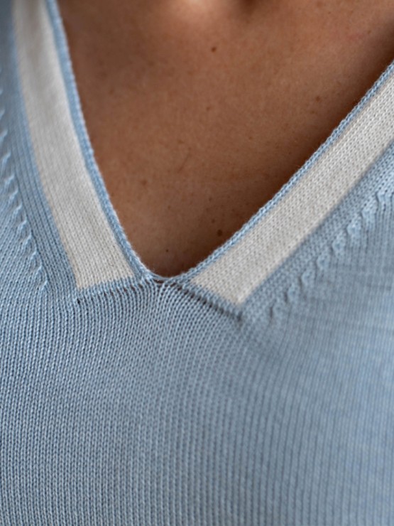 Жіночий костюм - Вовна - "Кейт" - Блакитний 2