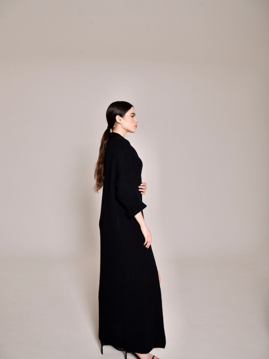 Легкий в’язаний кардиган "Ада"чорний 3