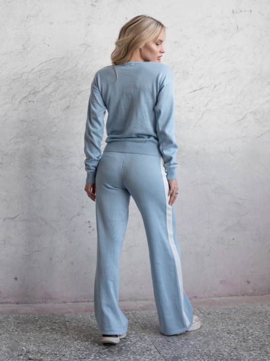 Жіночий костюм - Вовна - "Кейт" - Блакитний 7