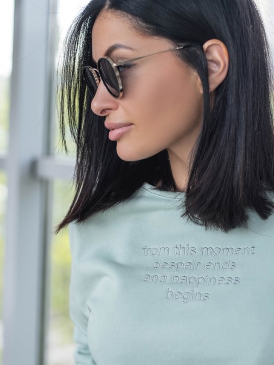 Жіночий костюм вільного крою - Тринітка - «Дженіфер» - Оливковий 5