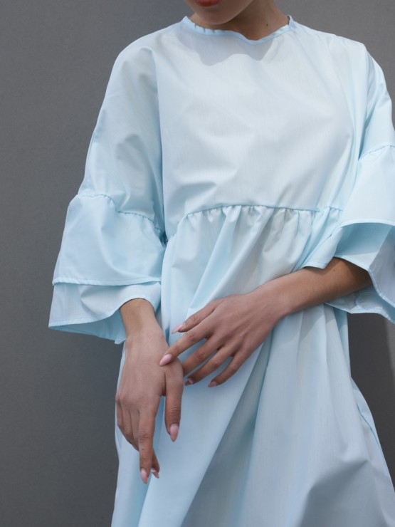 Літня сукня - Бавовна - Оversize - "Мія" 
 - М’ятна 1