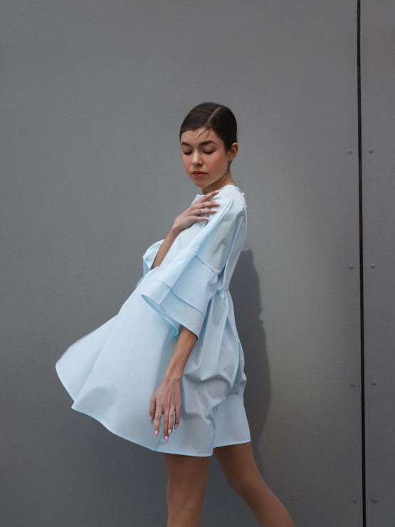 Літня сукня - Бавовна - Оversize - "Мія" 
 - М’ятна 3