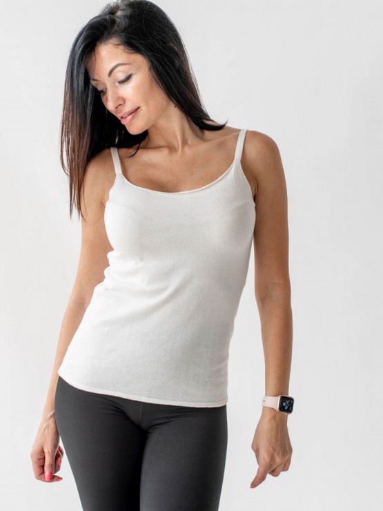 Майка жіноча - Машинна в'язка -  Молоко 