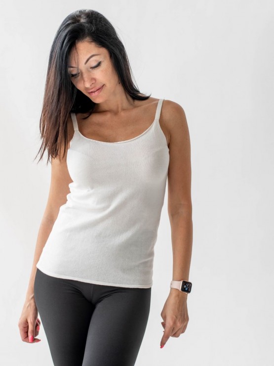 Майка жіноча - Машинна в'язка -  Молоко 2