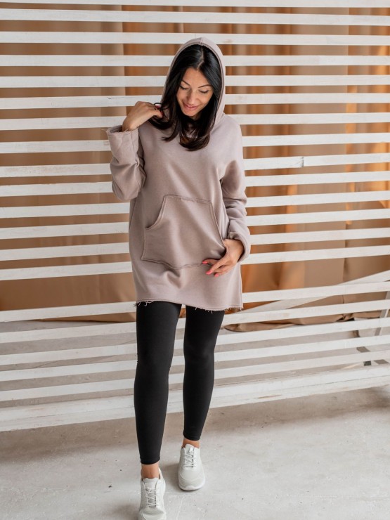 Жіноче худі з капюшоном - Кава 4