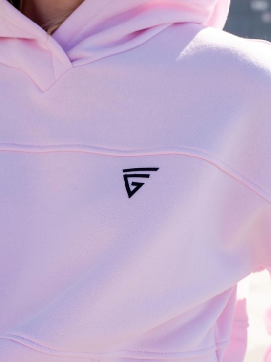 Жіночий спортивний костюм на флісі - "Аврора" -  рожево - ліловий 7