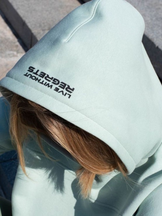 Жіночий спортивний костюм на флісі - "Аврора" - оливка-хакі 6