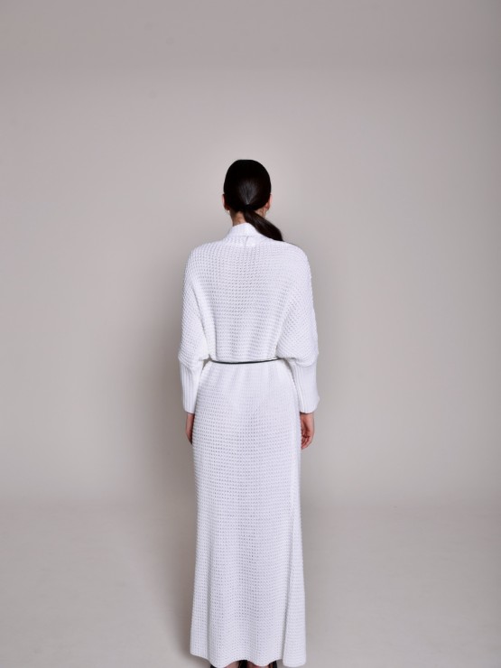 Кардиган машинної в'язки "Ада"білий 7