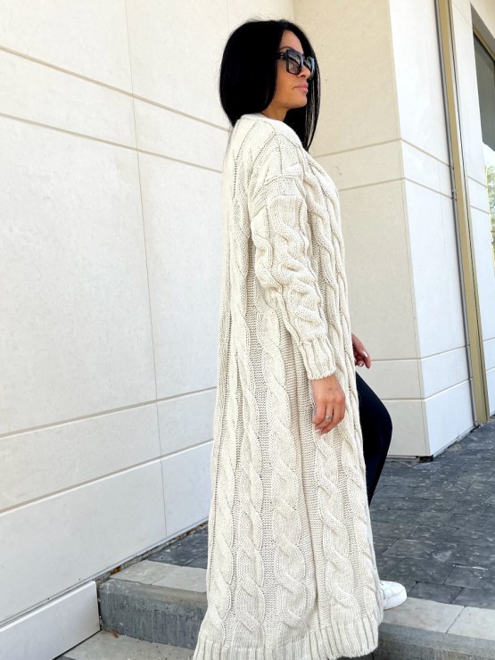 Кардиган Тіфанні(бежевий) машинна в'язка 