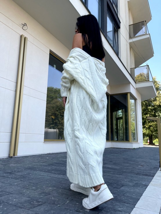 Кардиган Тіфанні(молоко) машинна в'язка 1