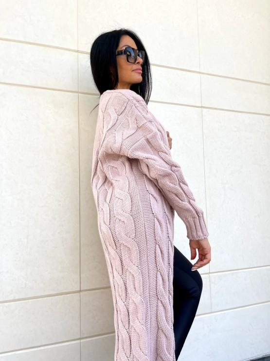 Кардиган Тіфанні(пудра) машинна в'язка 2