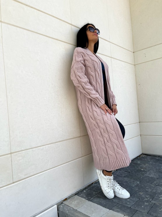 Кардиган Тіфанні(пудра) машинна в'язка 5