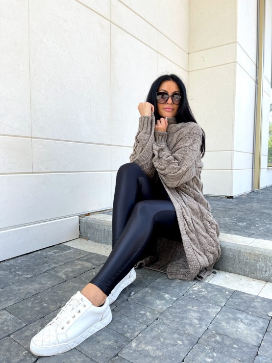 Кардиган Тіфанні(шоколад) машинна в'язка 3