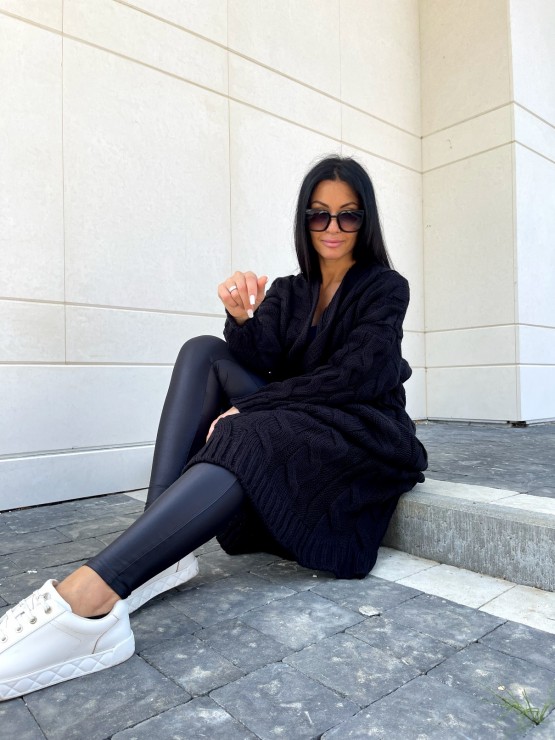 Кардиган Тіфанні(чорний) машинна в'язка 3