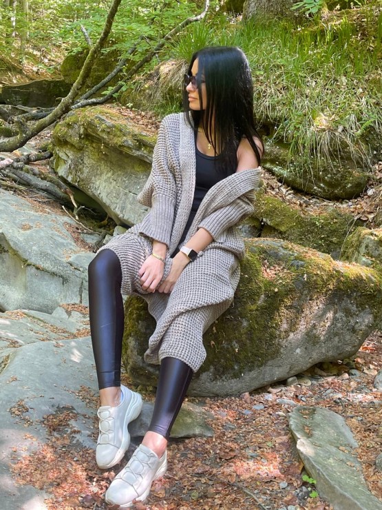 Легкий в’язаний кардиган "Ада"кава 11