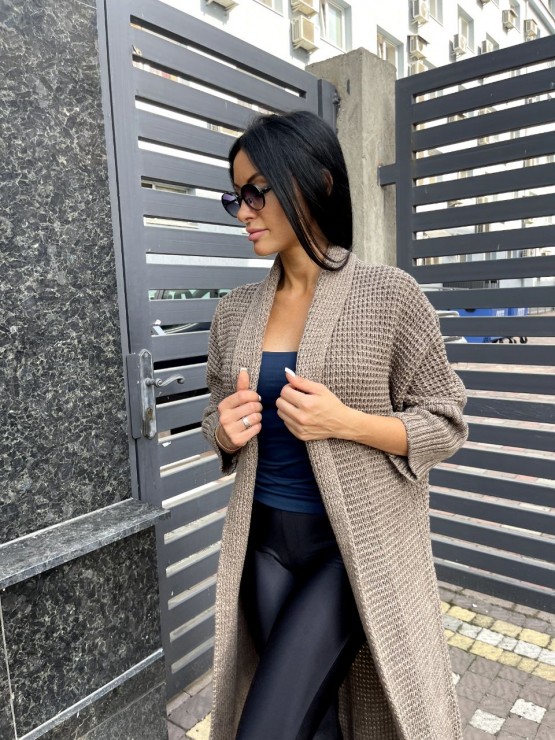 Легкий в’язаний кардиган "Ада"кава 6