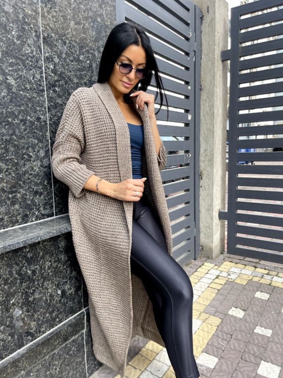 Легкий в’язаний кардиган "Ада"кава 