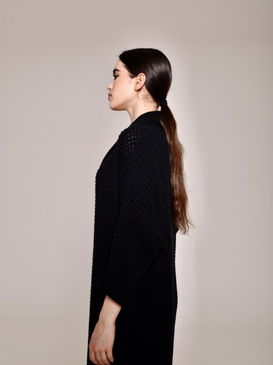 Легкий в’язаний кардиган "Ада"чорний 1