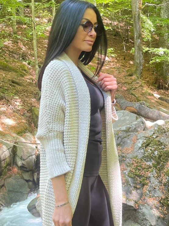 Легкий в’язаний кардиган "Ада"бежевий 9