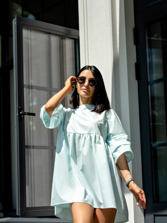 Літня сукня - Бавовна - Оversize - "Мія" 
 - М’ятна 5