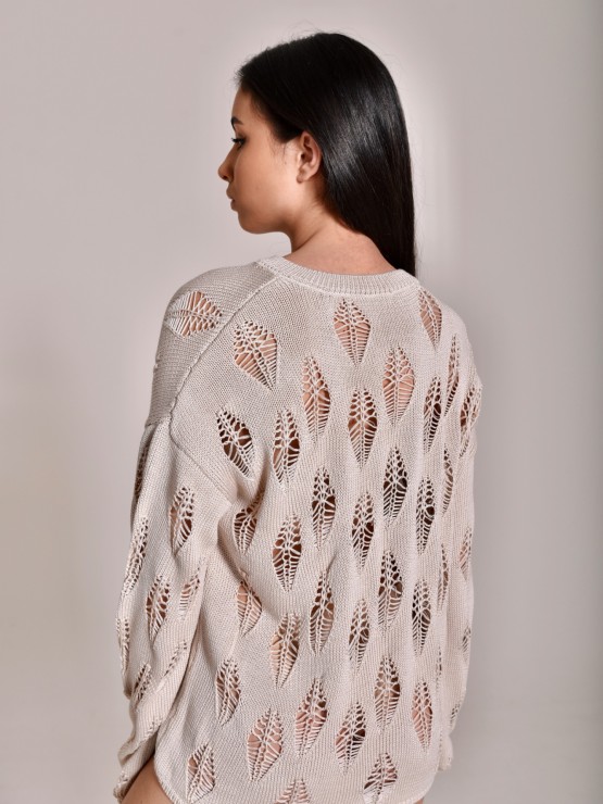 Пуловер" Vivian"беж 