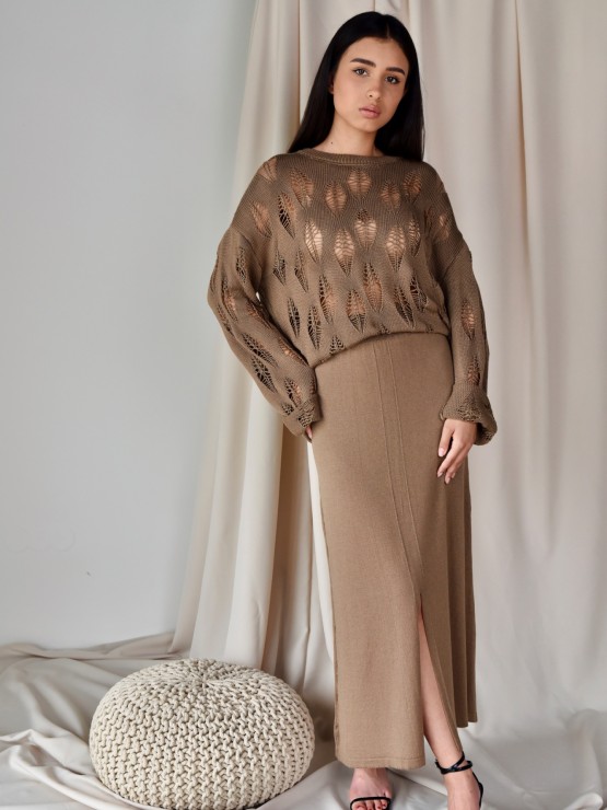 Спідниця "Ніколь"шоколад 2