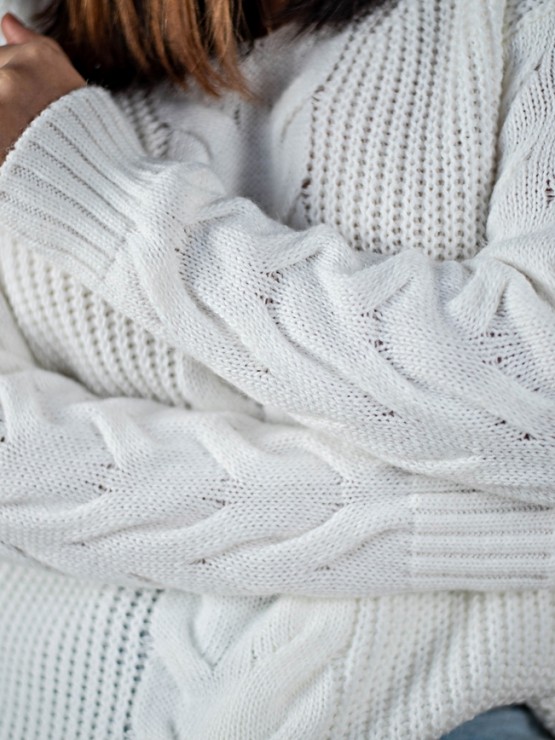 Светр "Єва" - Вовна - Oversize - Білий 4