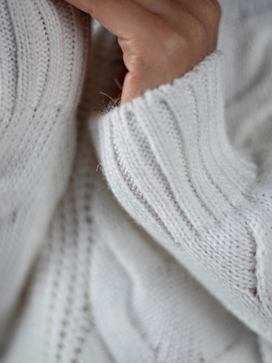 Светр "Єва" - Вовна - Oversize - Білий 5