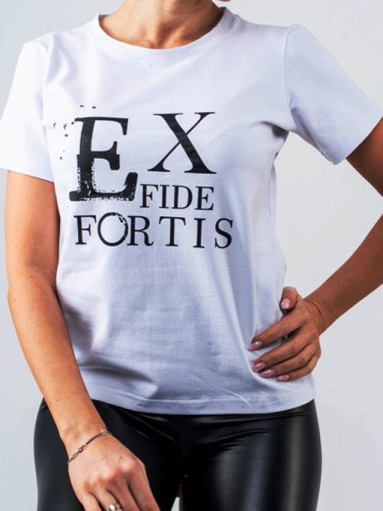 Жіноча футболка вільного крою - Бавовна - "Еліс" - Молочна 