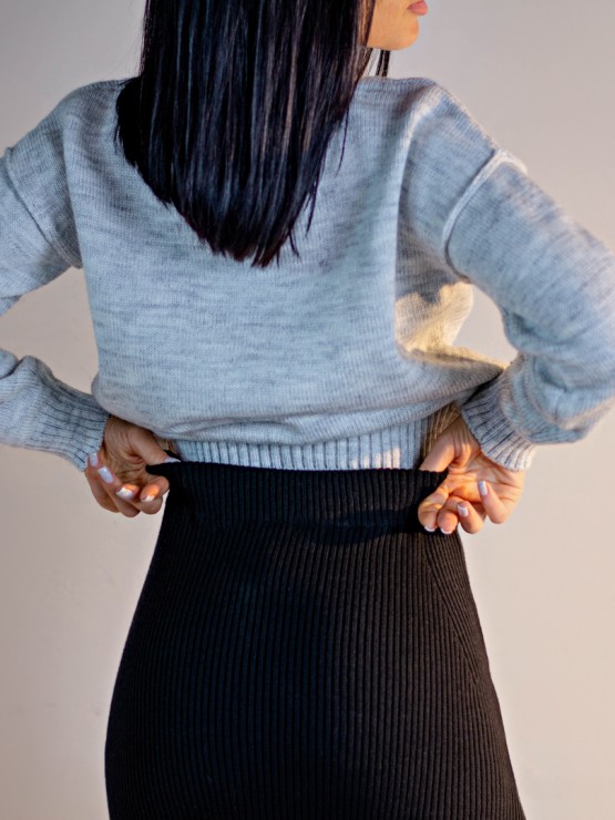 Юбка-карандаш "Камилла"(черная) 2