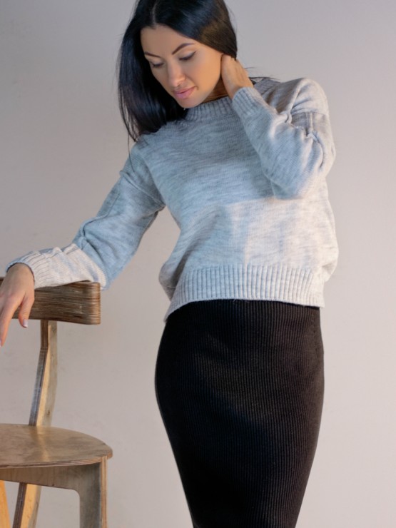 Юбка-карандаш "Камилла"(черная) 5